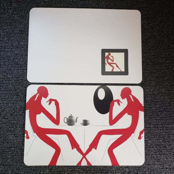 Retroneu Design Studio 225 Placemat & Coaster Set Retro Chic Made in Italy (1) - Picture 2 of 10